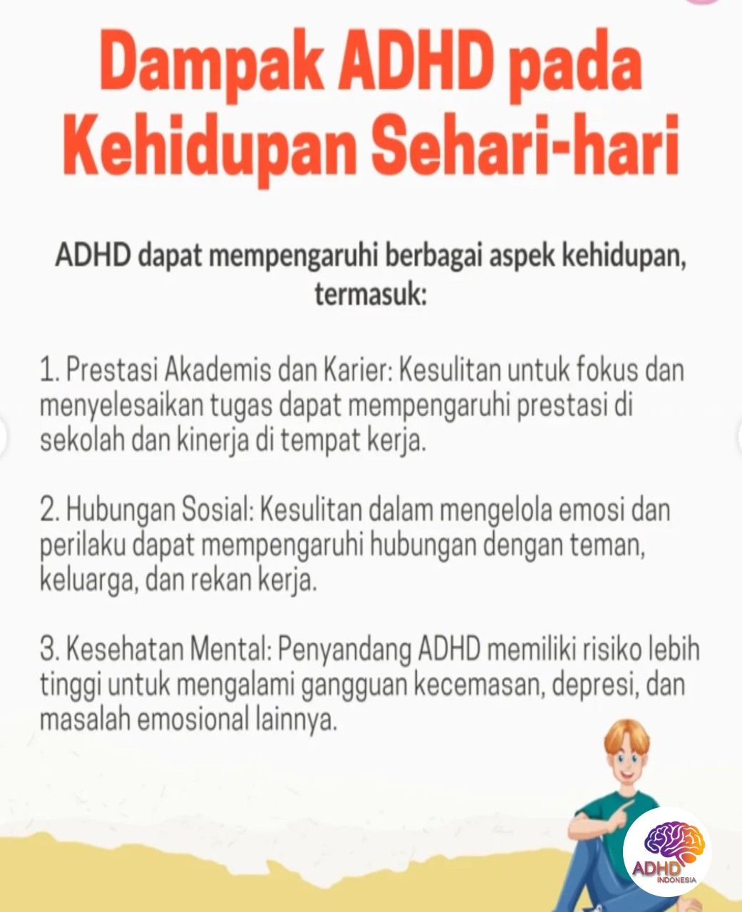 ADHD dan Hubungan Sosial Anak di Lingkungan Sekolah di Kabupaten Karawang